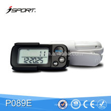 Haptime Pedometer with 30-Days Memory. Accurate Step Counter, Calorie Counter, Distance Miles/Km & Daily Target Monitor